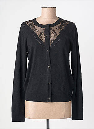 Gilet manches longues stretch noir FREEMAN T.PORTER femme