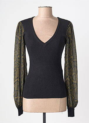 Top stretch manches longues vert FREEMAN T.PORTER femme