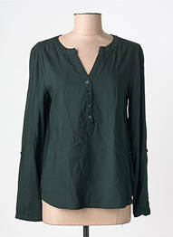 Blouse manches longues manches longues vert STREET ONE femme