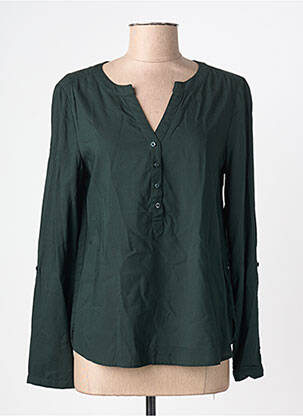 Blouse manches longues manches longues vert STREET ONE femme