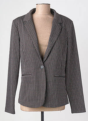 Blazer poches noir ICHI femme