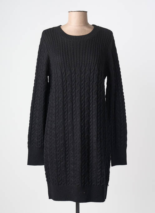 Robe pull stretch manches longues noir FREEMAN T.PORTER femme