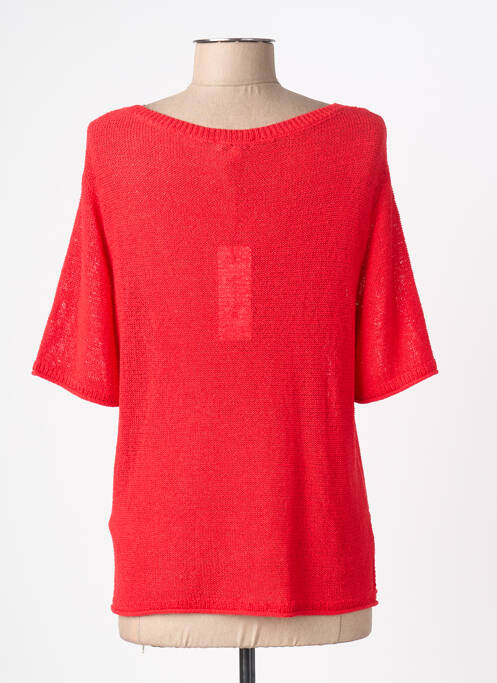 Top stretch manches courtes rouge STREET ONE femme