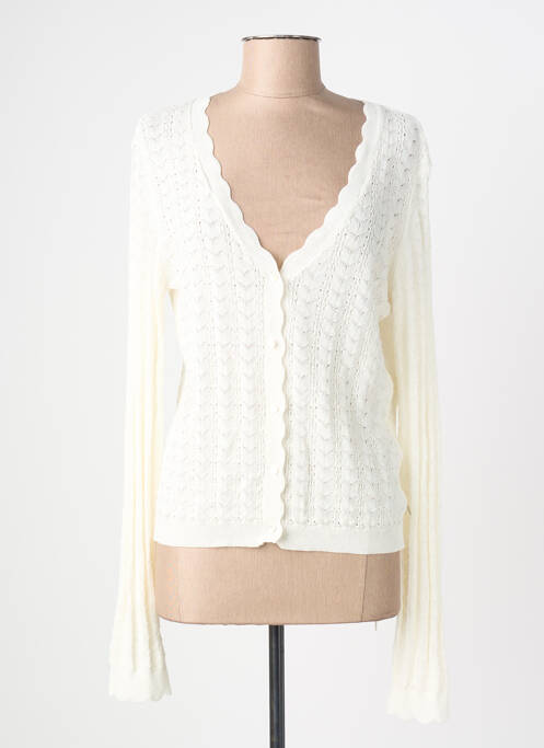 Gilet manches longues stretch beige FREEMAN T.PORTER femme