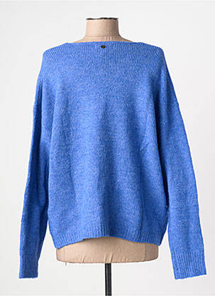 Pull col v manches longues bleu FREEMAN T.PORTER femme