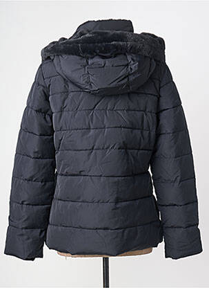 Doudoune poches a capuche noir RINO & PELLE femme