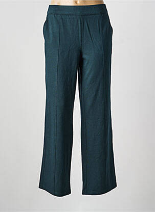 Pantalon droit stretch taille normale vert STREET ONE femme