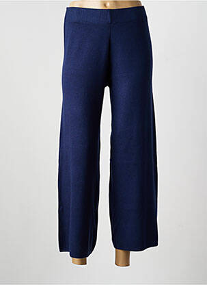 Pantalon 7/8 stretch taille normale bleu BSB femme