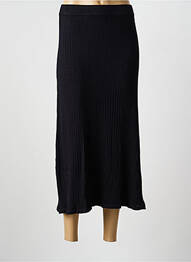 Jupe longue coupe droite noir ICHI femme