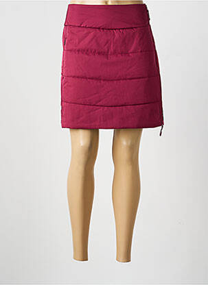Jupe courte fermeture zip latéral rouge BLUTSGESCHWISTER femme