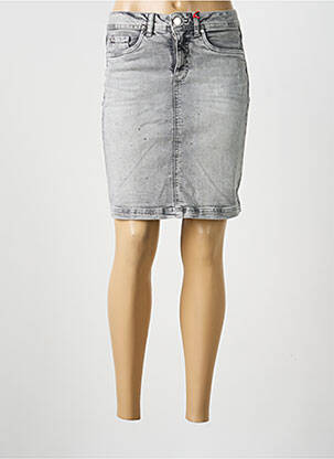 Jupe courte poches gris STREET ONE femme