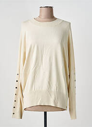 Pull stretch manches longues beige RINO & PELLE femme