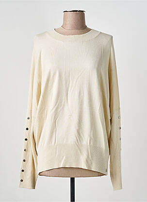 Pull stretch manches longues beige RINO & PELLE femme