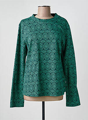T-shirt manches longues manches longues vert BLUTSGESCHWISTER femme