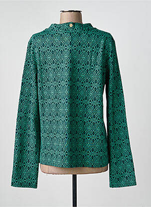 T-shirt manches longues manches longues vert BLUTSGESCHWISTER femme