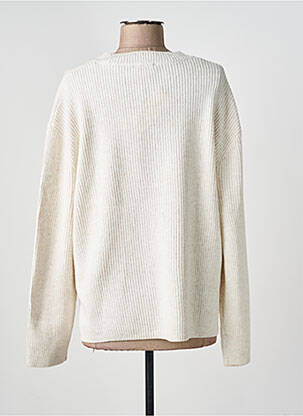 Pull col rond manches longues beige STREET ONE femme