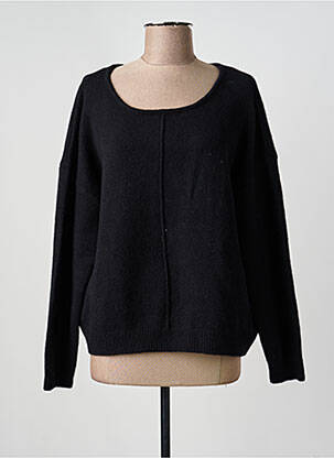 Pull stretch manches longues noir RINO & PELLE femme