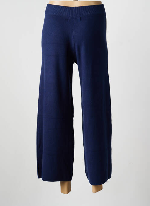 Pantalon 7/8 stretch taille normale bleu BSB femme