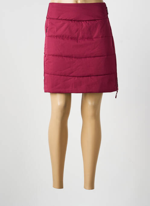 Jupe courte fermeture zip latéral rouge BLUTSGESCHWISTER femme