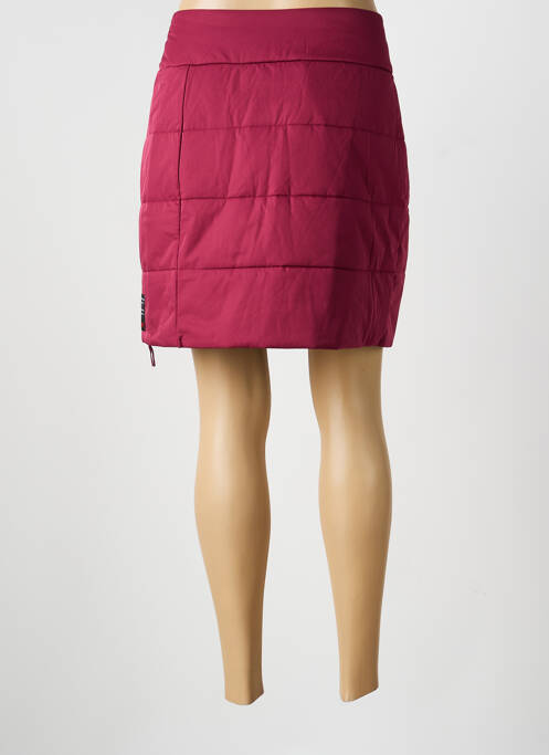 Jupe courte fermeture zip latéral rouge BLUTSGESCHWISTER femme