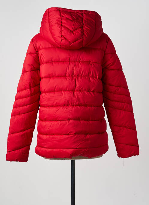 Doudoune poches a capuche rouge STREET ONE femme