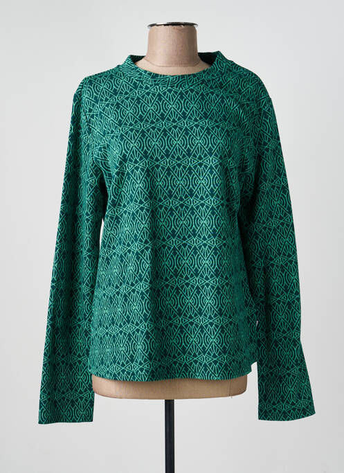 T-shirt manches longues manches longues vert BLUTSGESCHWISTER femme