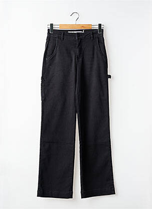 Jeans coupe large stretch taille normale noir GEISHA femme