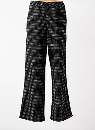 Pantalon large fermeture zippée sous rabat boutonné taille normale noir STREET ONE femme