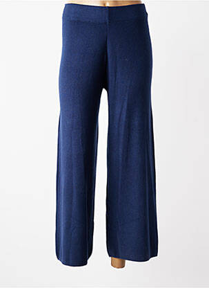 Pantalon 7/8 taille élastique taille normale bleu BSB femme