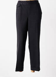 Pantalon 7/8 stretch taille normale noir STREET ONE femme