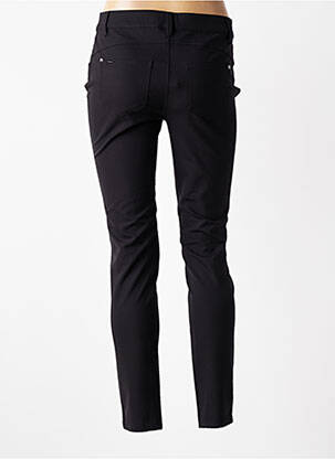 Pantalon slim tissage popeline taille normale noir STREET ONE femme
