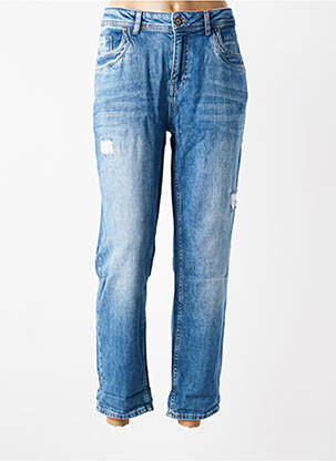 Jeans boyfriend stretch taille normale bleu STREET ONE femme