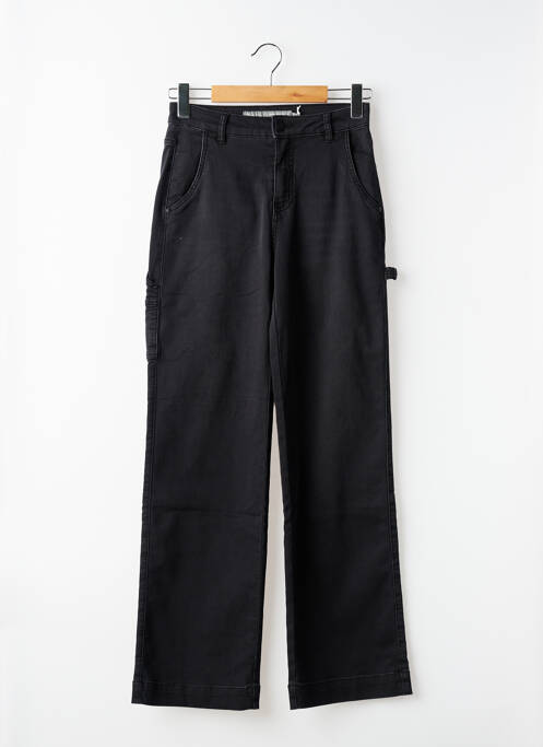 Jeans coupe large stretch taille normale noir GEISHA femme