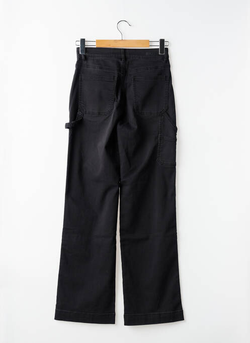 Jeans coupe large stretch taille normale noir GEISHA femme