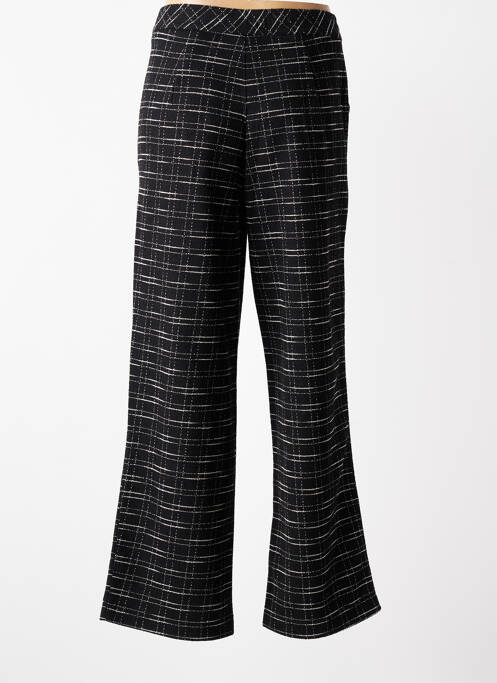 Pantalon large fermeture zippée sous rabat boutonné taille normale noir STREET ONE femme