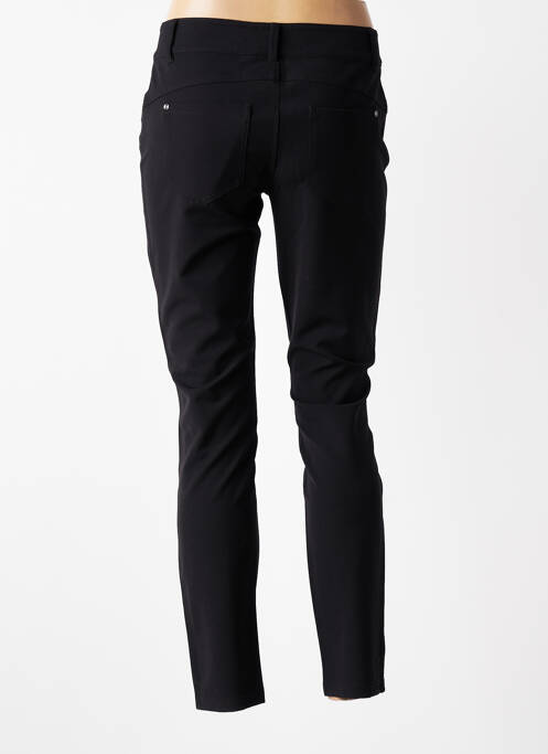 Pantalon 7/8 tissage popeline taille normale noir STREET ONE femme