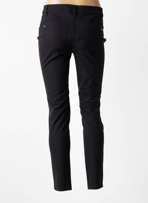 Pantalon slim tissage popeline taille normale noir STREET ONE femme