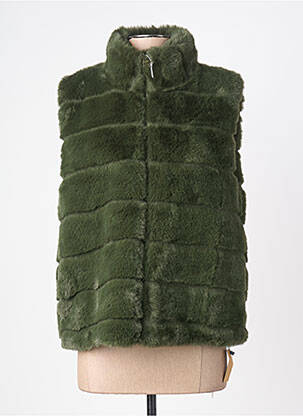 Veste casual coupe droite vert CATCH ME femme