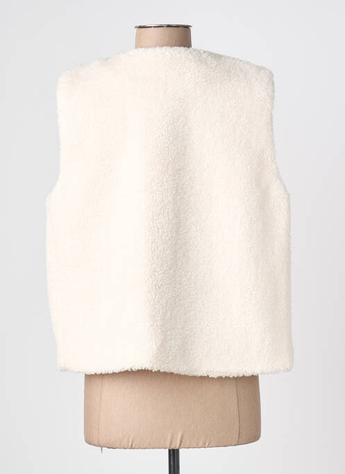 Gilet sans manche sans manche blanc GRACE & MILA femme