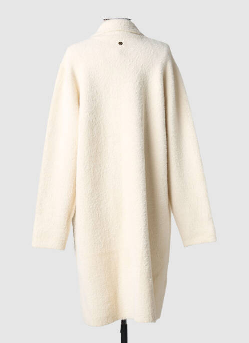 Manteau long coupe droite sans capuche beige LOLA ESPELETA femme