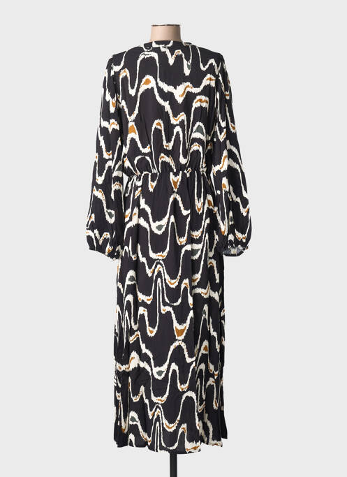 Robe longue manches longues manches longues noir LOLA ESPELETA femme