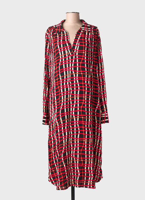 Robe longue manches longues manches longues noir LOLA ESPELETA femme