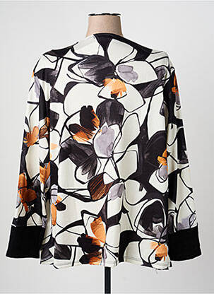 Pull coupe cintrée manches longues noir GENUINE femme
