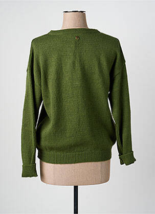 Pull coupe droite manches longues vert LOLA ESPELETA femme