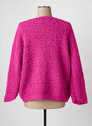 Pull coupe droite manches longues rose QUATRE VINGT JOURS femme