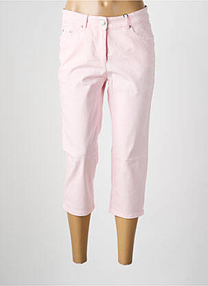 Pantacourt coupe droite taille normale rose STARK femme