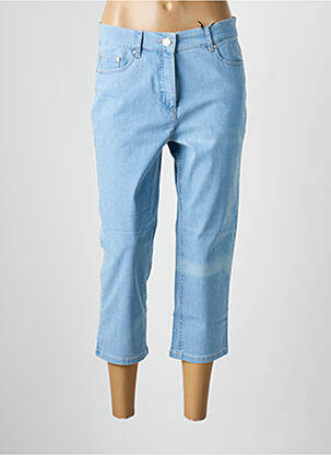 Pantacourt coupe droite taille normale bleu STARK femme