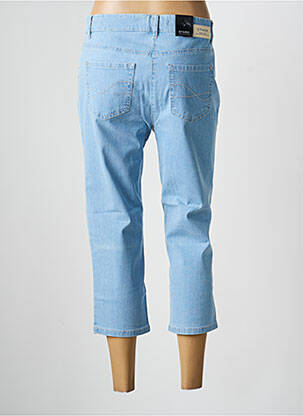 Pantacourt coupe droite taille normale bleu STARK femme