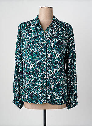 Chemisier imprimé fantaisie manches longues vert LOLA ESPELETA femme