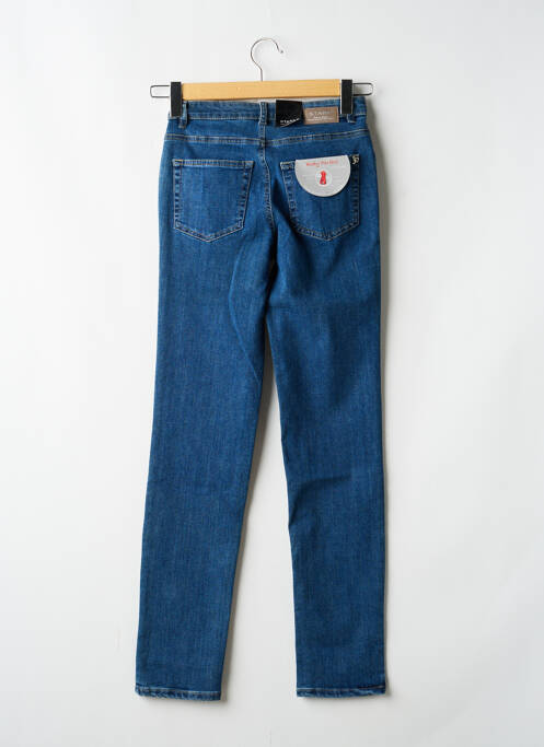 Jeans coupe droite stretch taille normale bleu STARK femme